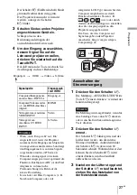 Preview for 153 page of Sony VPL BW7 - 3 LCD Digital Projector Operating Instructions Manual