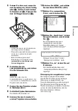 Preview for 179 page of Sony VPL BW7 - 3 LCD Digital Projector Operating Instructions Manual