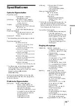 Preview for 181 page of Sony VPL BW7 - 3 LCD Digital Projector Operating Instructions Manual