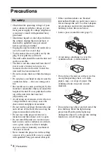 Предварительный просмотр 34 страницы Sony VPL-CH350 Quick Reference Manual