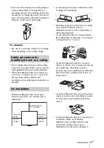 Предварительный просмотр 35 страницы Sony VPL-CH350 Quick Reference Manual