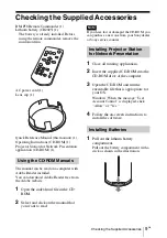 Предварительный просмотр 39 страницы Sony VPL-CH350 Quick Reference Manual