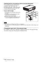 Предварительный просмотр 48 страницы Sony VPL-CH350 Quick Reference Manual