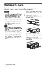 Предварительный просмотр 54 страницы Sony VPL-CH350 Quick Reference Manual