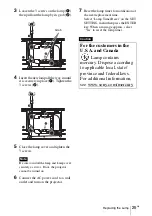 Предварительный просмотр 55 страницы Sony VPL-CH350 Quick Reference Manual