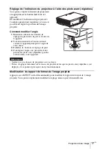 Предварительный просмотр 73 страницы Sony VPL-CH350 Quick Reference Manual