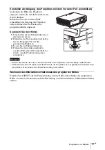 Предварительный просмотр 125 страницы Sony VPL-CH350 Quick Reference Manual