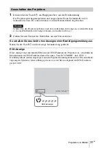 Предварительный просмотр 129 страницы Sony VPL-CH350 Quick Reference Manual