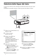 Предварительный просмотр 144 страницы Sony VPL-CH350 Quick Reference Manual