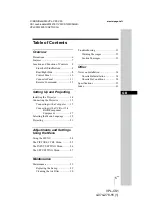 Предварительный просмотр 5 страницы Sony VPL CS1 - SXGA LCD Projector Operating Instructions Manual