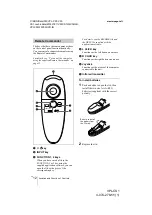 Предварительный просмотр 12 страницы Sony VPL CS1 - SXGA LCD Projector Operating Instructions Manual