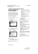 Предварительный просмотр 24 страницы Sony VPL CS1 - SXGA LCD Projector Operating Instructions Manual