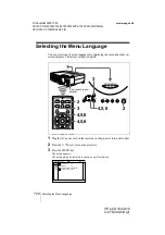 Preview for 20 page of Sony VPL-CS10 Operating Instructions Manual