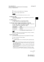 Preview for 23 page of Sony VPL-CS10 Operating Instructions Manual