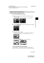 Preview for 25 page of Sony VPL-CS10 Operating Instructions Manual