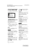 Preview for 72 page of Sony VPL-CS10 Operating Instructions Manual