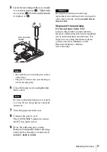 Preview for 21 page of Sony VPL CS21 - SVGA LCD Projector Quick Reference Manual