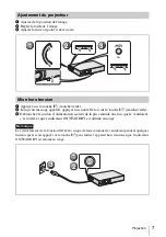 Preview for 31 page of Sony VPL CS21 - SVGA LCD Projector Quick Reference Manual