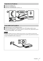 Preview for 55 page of Sony VPL CS21 - SVGA LCD Projector Quick Reference Manual