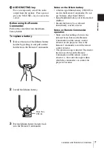 Preview for 7 page of Sony VPL-CS21 Operating Instructions Manual