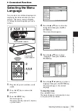 Preview for 15 page of Sony VPL-CS21 Operating Instructions Manual