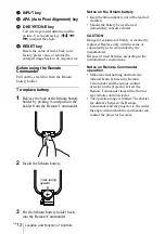 Preview for 12 page of Sony VPL-CS4 - Compact Lcd Projector Operating Instructions Manual