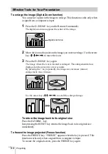 Preview for 22 page of Sony VPL-CS4 - Compact Lcd Projector Operating Instructions Manual