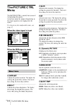 Preview for 24 page of Sony VPL-CS4 - Compact Lcd Projector Operating Instructions Manual