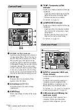 Предварительный просмотр 12 страницы Sony VPL-CS5 Operating Instructions Manual