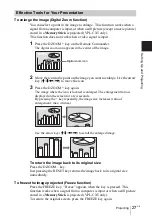 Предварительный просмотр 27 страницы Sony VPL-CS5 Operating Instructions Manual