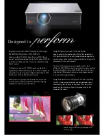 Предварительный просмотр 3 страницы Sony VPL-CW125 Brochure & Specs