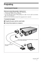 Предварительный просмотр 21 страницы Sony VPL-CW125 Quick Reference Manual