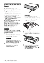 Предварительный просмотр 42 страницы Sony VPL-CW125 Quick Reference Manual