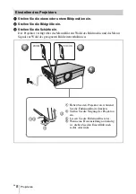 Предварительный просмотр 72 страницы Sony VPL-CW125 Quick Reference Manual