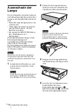 Предварительный просмотр 74 страницы Sony VPL-CW125 Quick Reference Manual