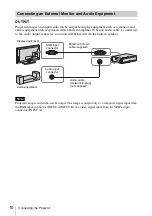 Предварительный просмотр 10 страницы Sony VPL-CW255 Operating Instructions Manual