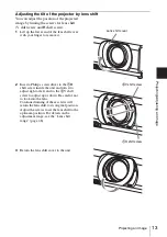 Предварительный просмотр 13 страницы Sony VPL-CW255 Operating Instructions Manual