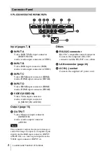 Preview for 4 page of Sony VPL-CW256 Operating Instructions Manual