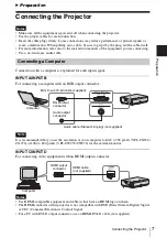 Preview for 7 page of Sony VPL-CW256 Operating Instructions Manual