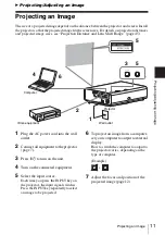 Preview for 11 page of Sony VPL-CW256 Operating Instructions Manual