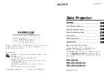 Sony VPL-CX100 Quick Reference Manual preview