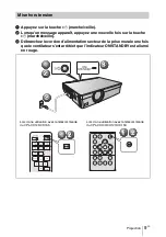 Preview for 37 page of Sony VPL-CX100 Quick Reference Manual