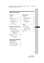 Preview for 5 page of Sony VPL-CX11 Operating Instructions Manual