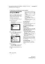 Preview for 26 page of Sony VPL-CX11 Operating Instructions Manual