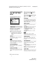 Preview for 30 page of Sony VPL-CX11 Operating Instructions Manual