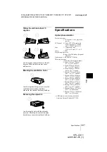 Preview for 39 page of Sony VPL-CX11 Operating Instructions Manual