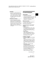 Preview for 49 page of Sony VPL-CX11 Operating Instructions Manual