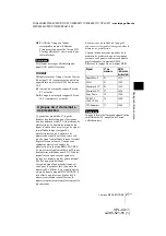 Preview for 71 page of Sony VPL-CX11 Operating Instructions Manual