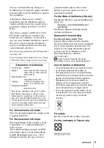 Preview for 3 page of Sony VPL CX125 - XGA LCD Projector Operating Instructions Manual