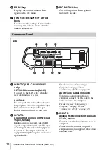 Preview for 16 page of Sony VPL CX125 - XGA LCD Projector Operating Instructions Manual